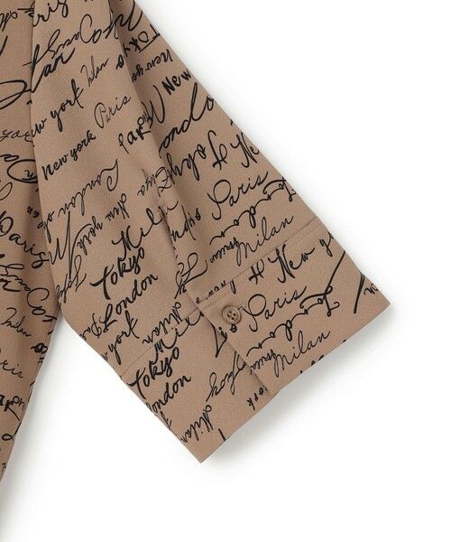 ICB / アイシービー シャツ・ブラウス | 【30th ANNIVERSARY】5cityプリント バンドカラーブラウス | 詳細17