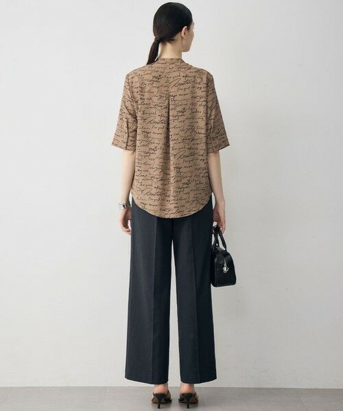 ICB / アイシービー シャツ・ブラウス | 【30th ANNIVERSARY】5cityプリント バンドカラーブラウス | 詳細10