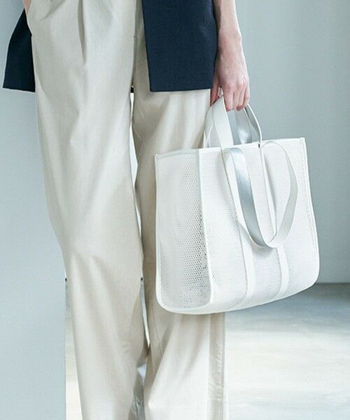 ICB / アイシービー トートバッグ | 【30th ANNIVERSARY】メッシュBOXトート（オフホワイト）