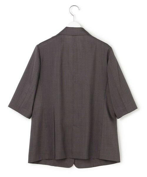 ICB / アイシービー テーラードジャケット | Peラミーシアータフタ 半袖ジャケット | 詳細5