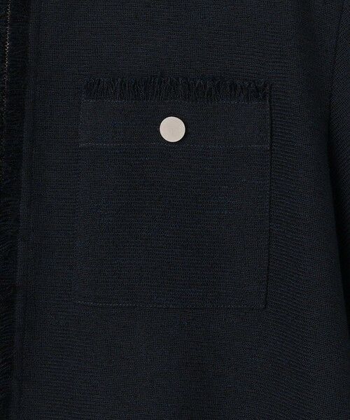 ICB / アイシービー ノーカラージャケット | サマーレノクロス ハーフスリーブジャケット | 詳細11