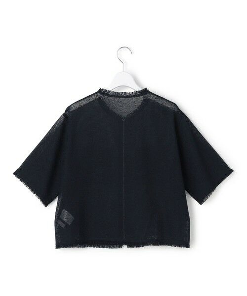 ICB / アイシービー ノーカラージャケット | サマーレノクロス ハーフスリーブジャケット | 詳細17