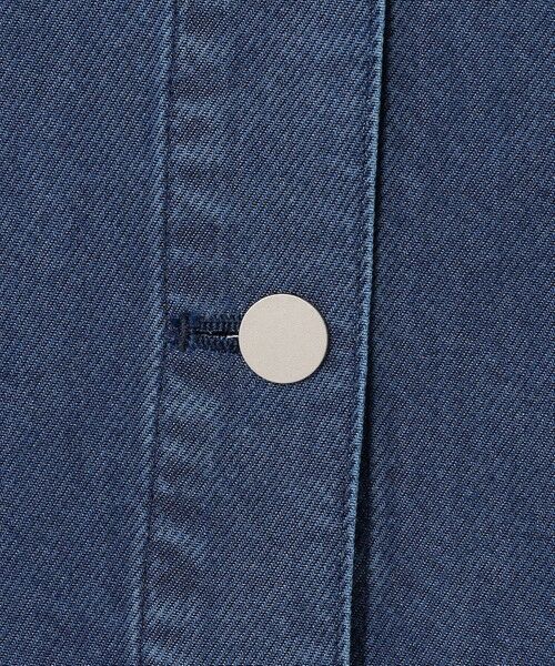 ICB / アイシービー Gジャン・デニムジャケット | ナチュラルソフトデニム クロップドジャケット | 詳細16