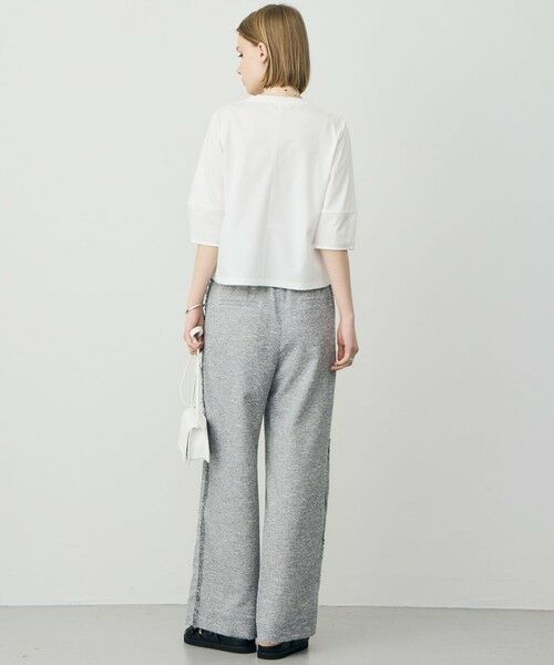 ICB / アイシービー カットソー | シャツジーナプレーディング ランタンスリーブカットソー | 詳細2