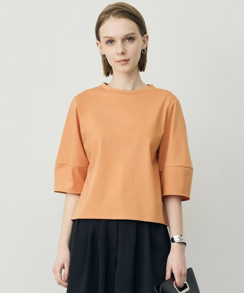 ICB / アイシービー カットソー | シャツジーナプレーディング ランタンスリーブカットソー（ライトセドナ）