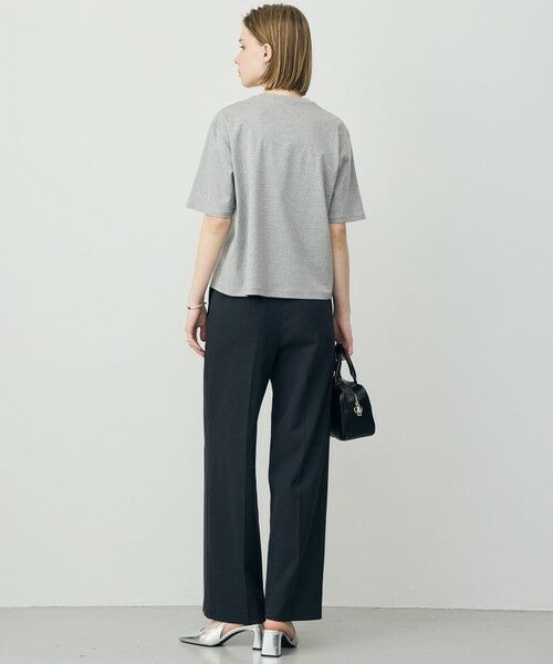 ICB / アイシービー カットソー | レースコンビ ロゴTシャツ | 詳細3