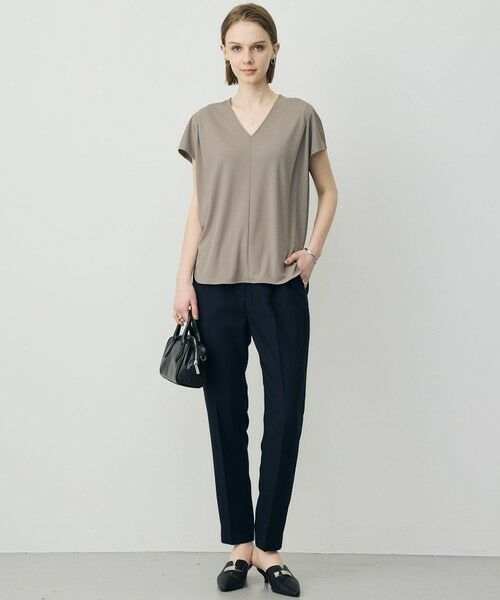 ICB / アイシービー カットソー | スパンプラチナム Vネックカットソー | 詳細4