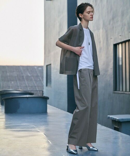 ICB / アイシービー カットソー | マットスキューバ ノースリーブカットソー | 詳細1