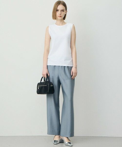 ICB / アイシービー カットソー | マットスキューバ ノースリーブカットソー | 詳細4