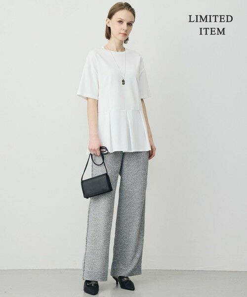 ICB / アイシービー カットソー | 【WEB限定】 ライトダンボール ペプラムプルオーバー | 詳細1