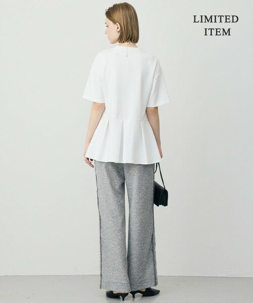 ICB / アイシービー カットソー | 【WEB限定】 ライトダンボール ペプラムプルオーバー | 詳細2