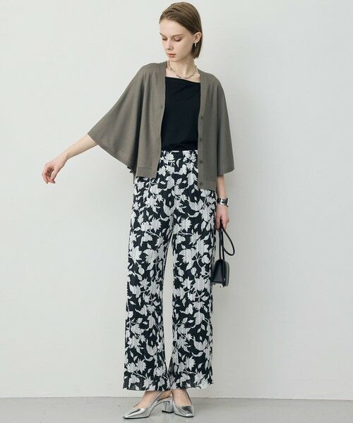 ICB / アイシービー カーディガン・ボレロ | フライスリーブ Vネックカーディガン | 詳細5