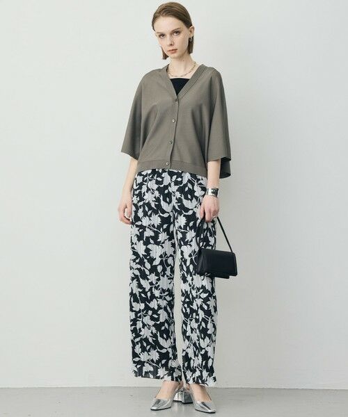 ICB / アイシービー カーディガン・ボレロ | フライスリーブ Vネックカーディガン | 詳細6