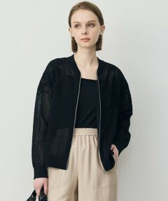 ICB / アイシービー ブルゾン | メッシュレースブルゾン