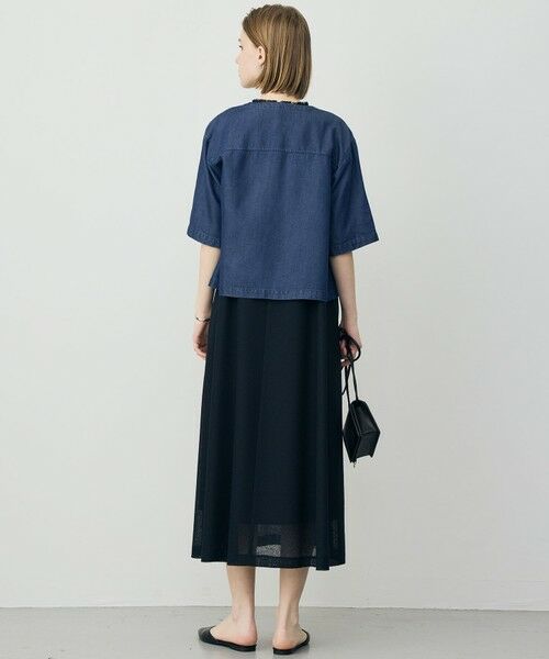 ICB / アイシービー ロング・マキシ丈ワンピース | サマーレノクロス フレアワンピース | 詳細4