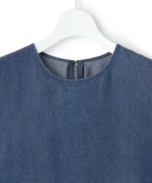 ICB / アイシービー ロング・マキシ丈ワンピース | ナチュラルソフトデニム ノースリーブワンピース | 詳細7