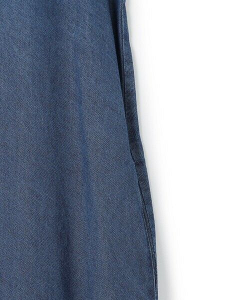 ICB / アイシービー ロング・マキシ丈ワンピース | ナチュラルソフトデニム ノースリーブワンピース | 詳細9