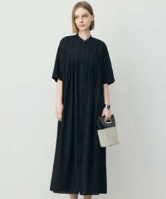 ICB / アイシービー ミニ丈・ひざ丈ワンピース | リネンスラブローン シャツワンピース