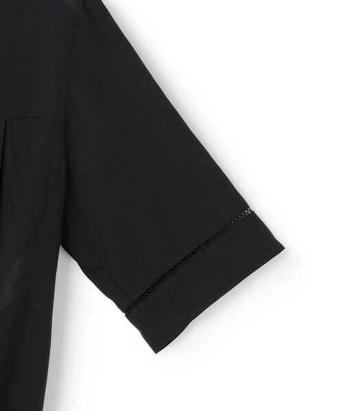 ICB / アイシービー ミニ丈・ひざ丈ワンピース | リネンスラブローン シャツワンピース | 詳細11