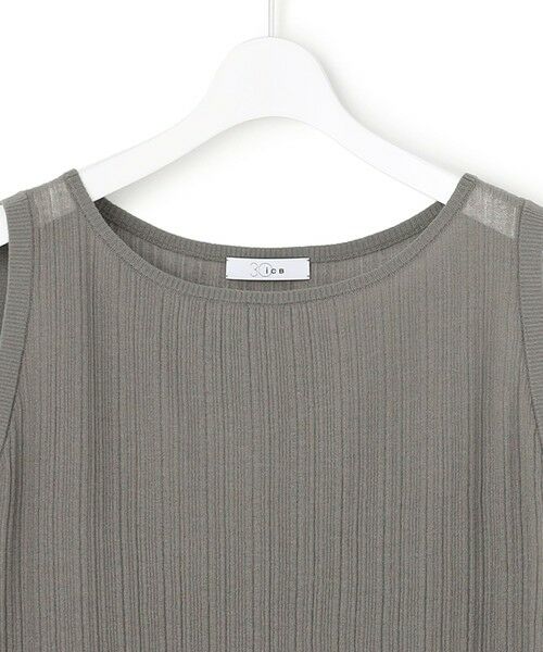 ICB / アイシービー ミニ丈・ひざ丈ワンピース | 【30th ANNIVERSARY】シアーライトリュクス ニットワンピース | 詳細4