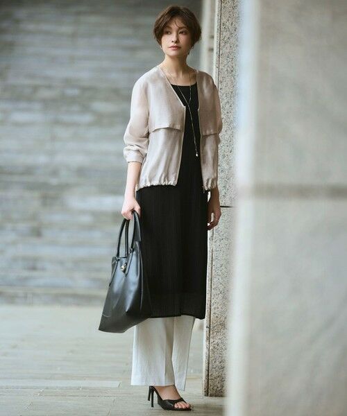 ICB / アイシービー ミニ丈・ひざ丈ワンピース | 【30th ANNIVERSARY】シアーライトリュクス ニットワンピース | 詳細10