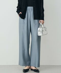 ICB / アイシービー その他パンツ | ワッシャーツイル ワイドストレートパンツ