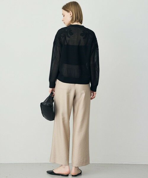 ICB / アイシービー その他パンツ | ワッシャーツイル ワイドストレートパンツ | 詳細4