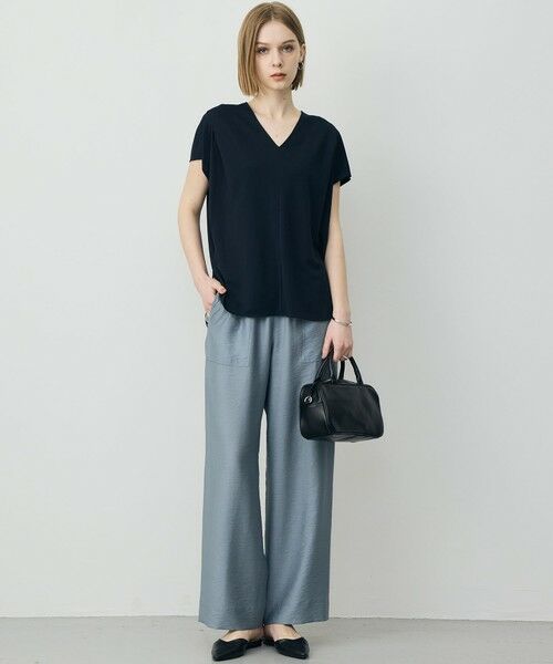 ICB / アイシービー その他パンツ | ワッシャーツイル ワイドストレートパンツ | 詳細6