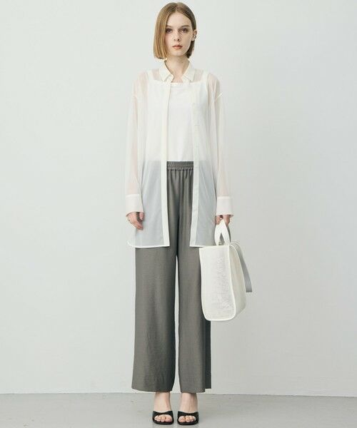 ICB / アイシービー その他パンツ | ワッシャーツイル ワイドストレートパンツ | 詳細19