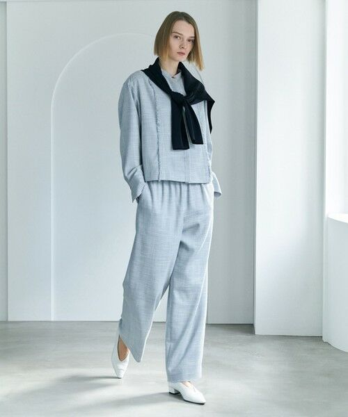 ICB / アイシービー その他パンツ | ライトスラブツイード ワイドパンツ | 詳細1