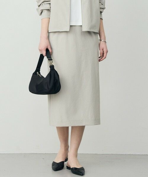 ICB / アイシービー ミニ・ひざ丈スカート | アトラストリコット ナロースカート（トープ）