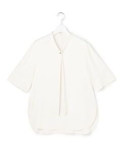 ICB / アイシービー シャツ・ブラウス | ストレッチシルキーツイル タイブラウス