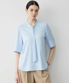 ICB / アイシービー シャツ・ブラウス | ストレッチシルキーツイル タイブラウス