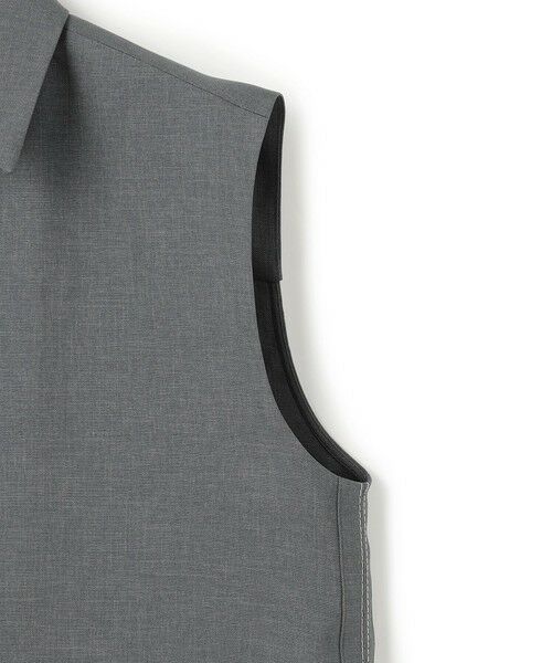 ICB / アイシービー シャツ・ブラウス | 【WEB＆一部店舗限定】SerikaWorsted ノースリーブスキッパーブラウス | 詳細4