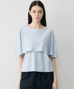 ICB / アイシービー カットソー | 【WEB限定カラーあり】マットスキューバ ケープデザインカットソー