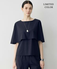 ICB / アイシービー カットソー | 【WEB限定カラーあり】マットスキューバ ケープデザインカットソー