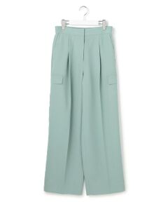 ICB / アイシービー その他パンツ | FluidBackSatin ワイドストレートカーゴパンツ