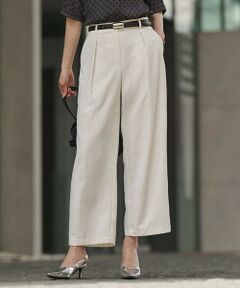 ICB / アイシービー その他パンツ | ナイロンツイルチノ ワイドストレートパンツ