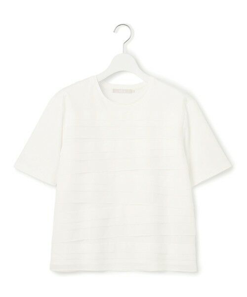 ICB / アイシービー カットソー | シフォンコンビ ランダムタックカットソー | 詳細4