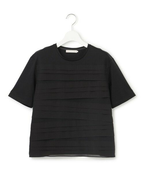ICB / アイシービー カットソー | シフォンコンビ ランダムタックカットソー | 詳細7