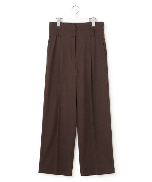 ICB / アイシービー その他パンツ | ウール2WAYストレッチ サスペンダー付きワイドストレートパンツ | 詳細17