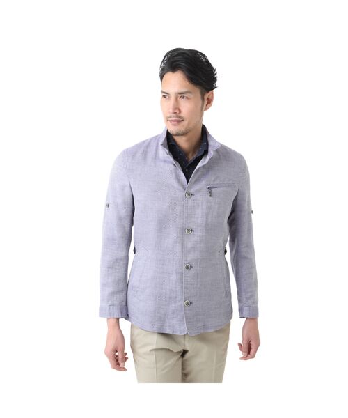 ＊＊ILFARO / イルファーロ ブルゾン | 【超軽量】綿麻ドビーライトウェイトブルゾン | 詳細1