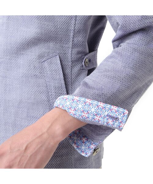 ＊＊ILFARO / イルファーロ ブルゾン | 【超軽量】綿麻ドビーライトウェイトブルゾン | 詳細4