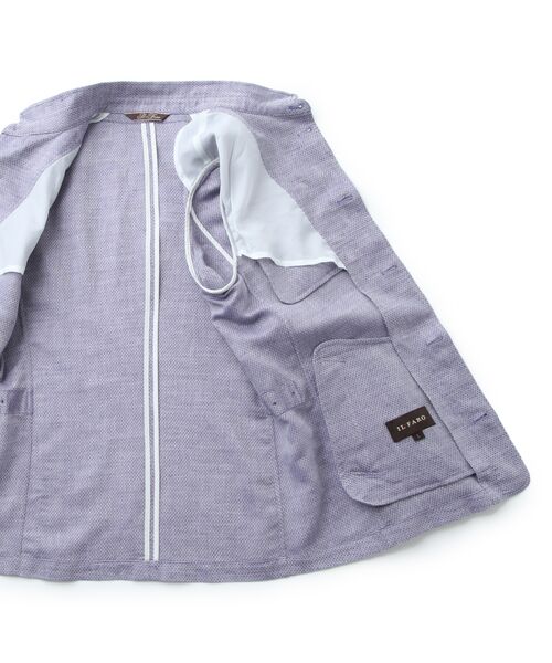 ＊＊ILFARO / イルファーロ ブルゾン | 【超軽量】綿麻ドビーライトウェイトブルゾン | 詳細5