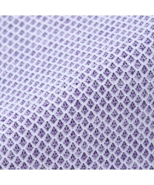 **ILFARO / イルファーロ ポロシャツ | リネン混ハニカム鹿の子ショールカラーポロ | 詳細4