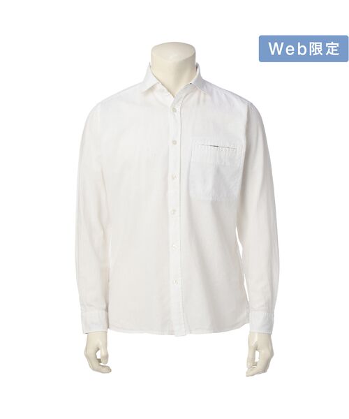 ＊＊ILFARO / イルファーロ その他トップス | 【WEB限定】2WAYデタッチャブルカラーシャツ（ホワイト1）