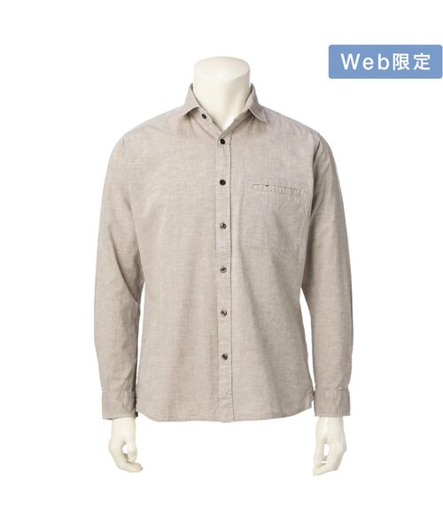 ＊＊ILFARO / イルファーロ その他トップス | 【WEB限定】2WAYデタッチャブルカラーシャツ（ベージュ4）