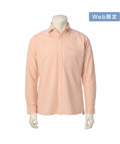 ＊＊ILFARO / イルファーロ その他トップス | 【WEB限定】2WAYデタッチャブルカラーシャツ（オレンジ4）