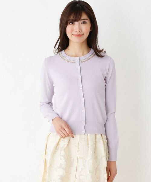 セール 洗える ビジューカーディガン カーディガン ボレロ Index インデックス ファッション通販 タカシマヤファッションスクエア