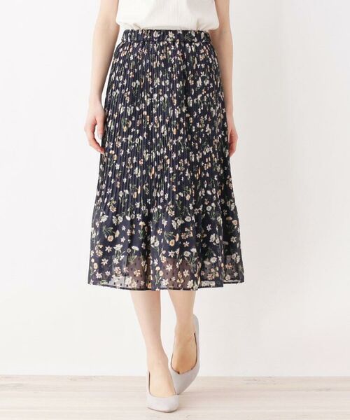 セール 洗える カットドビー花柄スカート ミニ ひざ丈スカート Index インデックス ファッション通販 タカシマヤファッションスクエア